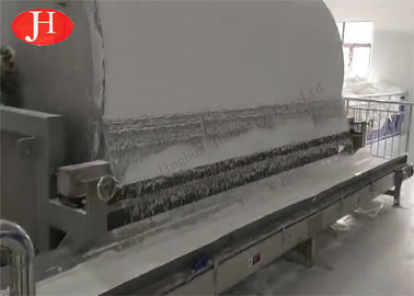 サツマイモの澱粉の処理のための回転式ドラム真空フィルター機械