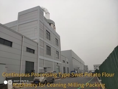 連続加工 甘いジャガイモの粉の機器 甘いジャガイモの粉末の機械