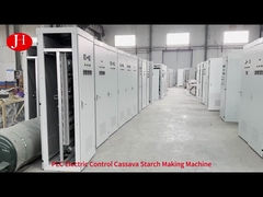 ステンレス鋼材とPLC制御でカスタマイズされた甘いジャガイモ粉の機械