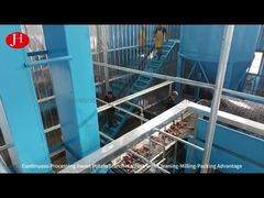 連続加工 清掃・磨き・梱包の利点のある甘いジャガイモ粉末粉末機械