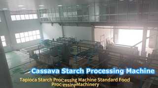 キャッサバ澱粉加工機完全なタピオカ塊茎生産設備